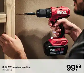 Karwei SKIL 20V accuboormachine aanbieding