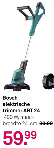 Karwei Bosch elektrische trimmer ART 24 aanbieding
