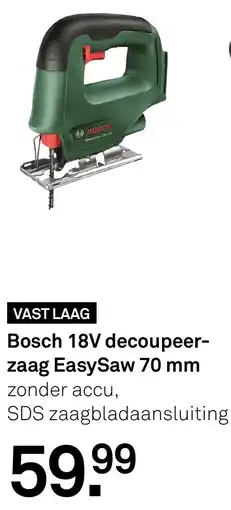 Karwei Bosch 18V decoupeer- zaag EasySaw aanbieding