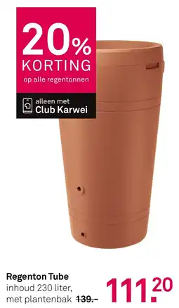 Karwei Regenton Tube aanbieding