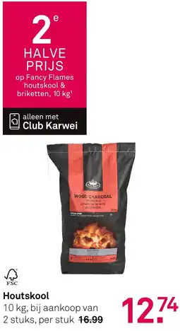 Karwei Houtskool aanbieding