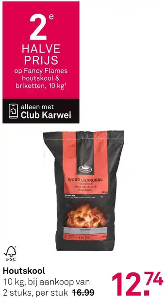 Karwei Houtskool aanbieding