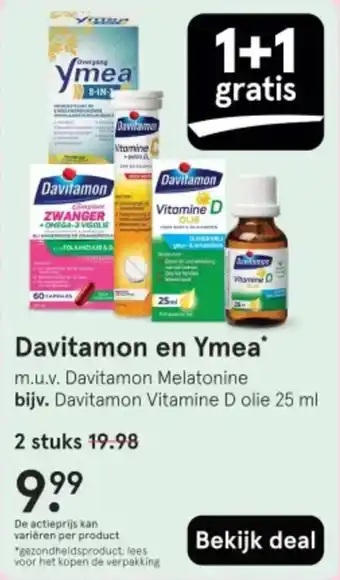 Etos Davitamon en Ymea aanbieding