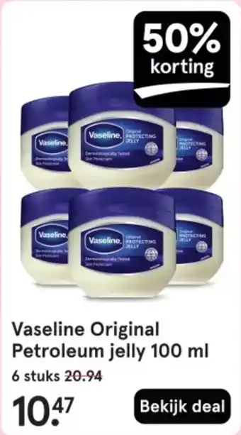 Etos Vaseline Original Petroleum jelly aanbieding