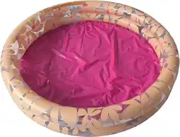 Bol.com Swim Essentials Opblaasbaar Zwembad - Baby & Kinder Zwembad – Pink Flowers - Ø 100 cm aanbieding