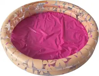Bol.com Swim Essentials Opblaasbaar Zwembad - Baby & Kinder Zwembad – Pink Flowers - Ø 100 cm aanbieding