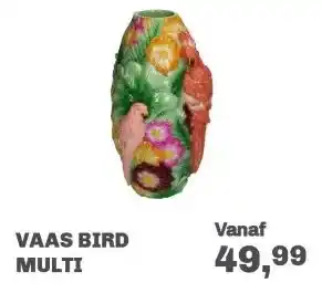 Trendhopper Vaas Bird multi aanbieding