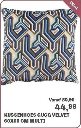 Trendhopper Kussenhoes Gugg Velvet 60x60 cm Multi aanbieding