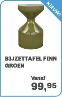 Trendhopper Bijzettafel Finn Groen aanbieding