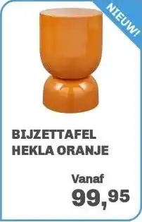 Trendhopper Bijzettafel Hekla Oranje aanbieding