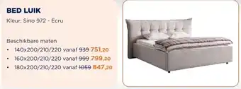 TotaalBED BED LUIK aanbieding