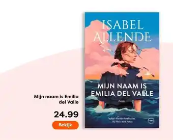 The Read Shop Mijn naam is Emilia del Valle aanbieding