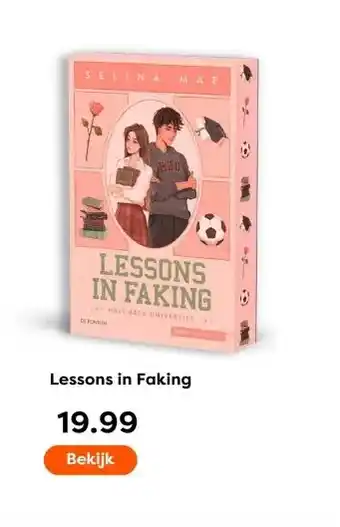 The Read Shop Lessons in Faking aanbieding