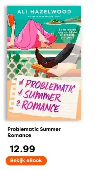 The Read Shop Problematic Summer Romance aanbieding