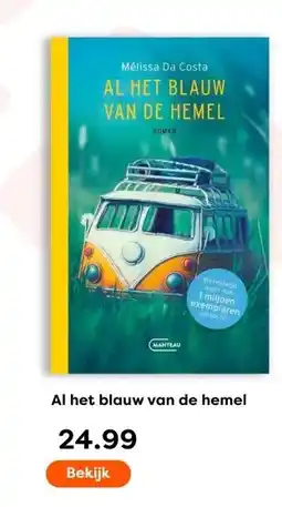 The Read Shop Al het blauw van de hemel aanbieding