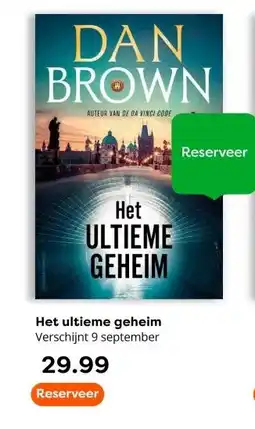 The Read Shop Het ultieme geheim Verschijnt 9 september aanbieding