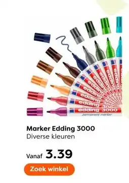 The Read Shop Marker Edding 3000 Diverse kleuren aanbieding