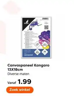 The Read Shop Canvaspaneel Kangaro aanbieding