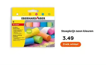 The Read Shop Stoepkrijt neon kleuren aanbieding