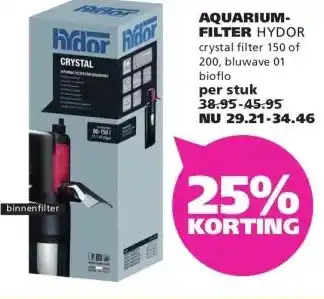 Ranzijn AQUARIUM- FILTER HYDOR aanbieding