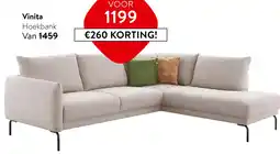 Profijt Meubel Vinita Hoekbank aanbieding