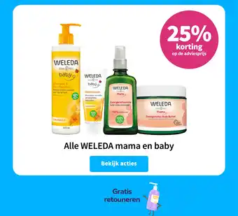 Plein.nl Alle WELEDA mama en baby aanbieding