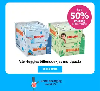 Plein.nl Alle Huggies billendoekjes multipacks aanbieding