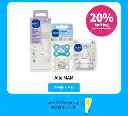 Plein.nl Alle MAM aanbieding