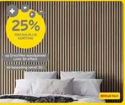 Praxis Grosfillex wandpaneel Linio 3D effect aanbieding