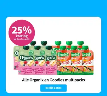 Plein.nl Alle Organix en Goodies multipacks aanbieding