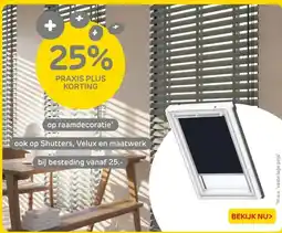 Praxis raamdecoratie aanbieding