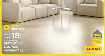 Praxis DECOMODE LAMINAAT VISGRAAT XL aanbieding