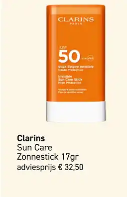 Mooi parfumerie Clarins Sun Care Zonnestick 17gr aanbieding