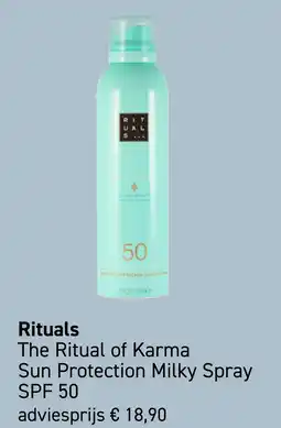 Mooi parfumerie Rituals The Ritual of Karma Sun Protection Milky Spray SPF 50 aanbieding