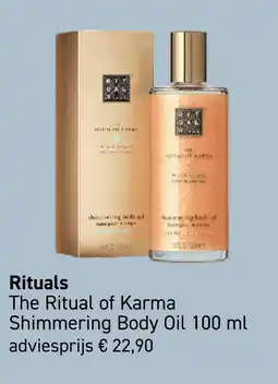 Mooi parfumerie Rituals The Ritual of Karma Shimmering Body Oil 100 ml aanbieding