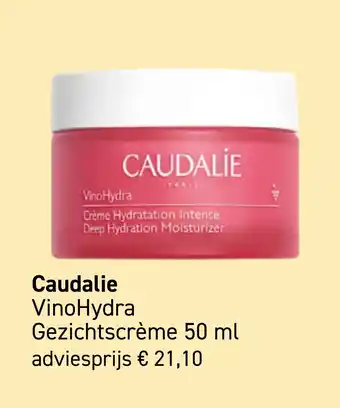 Mooi parfumerie Caudalie VinoHydra Gezichtscrème 50 ml aanbieding