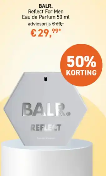 Mooi parfumerie BALK Reflect For Men Eau de Parfum 50 ml aanbieding