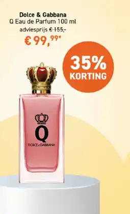 Mooi parfumerie Dolce & Gabbana Q Eau de Parfum 100 ml aanbieding