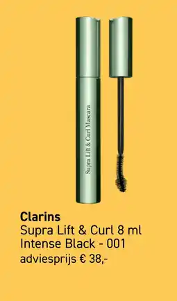 Mooi parfumerie Clarins Supra Lift & Curl 8 ml Intense Black - 001 aanbieding