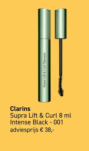 Mooi parfumerie Clarins Supra Lift & Curl 8 ml Intense Black - 001 aanbieding