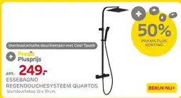 Praxis ESSEBAGNO REGENDOUCHESYSTEEM QUARTOS aanbieding