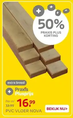 Praxis PVC VLOER NOVA aanbieding