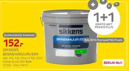 Praxis SIKKENS BINNENMUURVERF aanbieding