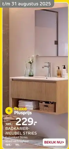 Praxis BADKAMER- MEUBEL STRIES aanbieding