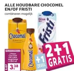 MCD Supermarkt ALLE HOUDBARE CHOCOMEL EN/OF FRISTI aanbieding