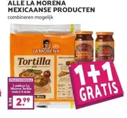 MCD Supermarkt ALLE LA MORENA MEXICAANSE PRODUCTEN aanbieding