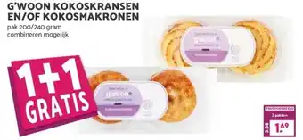 MCD Supermarkt EN/OF KOKOSMAKRONEN aanbieding