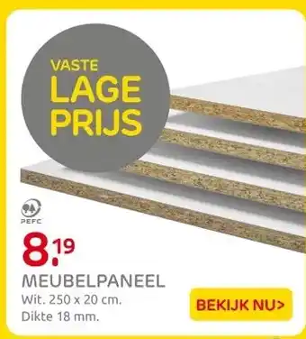 Praxis MEUBELPANEEL aanbieding