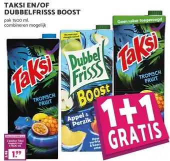 MCD Supermarkt TAKSI EN/OF DUBBELFRISSS BOOST aanbieding