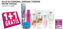 MCD Supermarkt ALLE GLYCERONA, JORDAN, THERME EN/OF VOGUE aanbieding